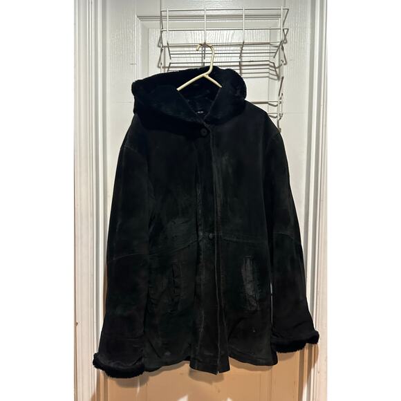 MIDDLEBROOK PARK MEN'S JACKET BLACK COAT BOMBER FLIGHT SIZE LARGE - Picture 1 of 6